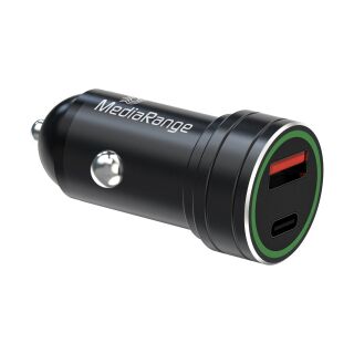KfZ-Ladegerät - USB-A/USB-C schwarz, 1 St.