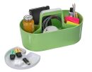 Mobile Organisationsbox LOFT - 4 Fächer, lemon, 1 St.