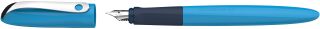 Füllhalter Wavy - Feder A, Patrone, blau, 1 St.
