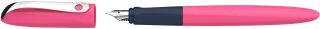 Füllhalter Wavy - Feder A, Patrone, pink, 1 St.