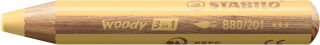 Multitalent-Stift woody 3 in 1 - pastellgelb, 5 St.