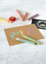 Multitalent-Stift woody 3 in 1 - pastellgelb, 5 St.