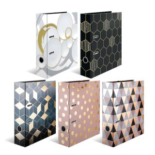 7178 Motivordner Fashion&Style - A4, 70 mm, sortiert, 5 St.