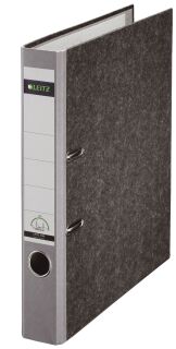 1050 Ordner Pappe A4 Wolkenmarmor, 52 mm, grau, 1 St.