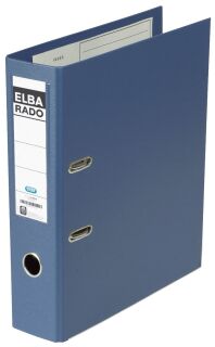 Ordner rado plast PVC/PVC - A4, 80 mm, blau, 1 St.