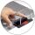 Ordner rado plast PVC/PVC - A4, 80 mm, blau, 1 St.