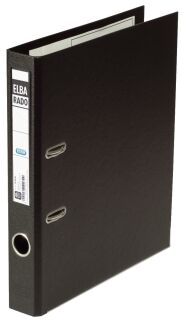 Ordner rado plast PVC/PVC - A4, 50 mm, schwarz, 1 St.