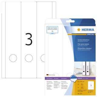 5135 Ordneretiketten A4 weiß 61x297 mm Papier matt blickdicht 75 St., 1 St.