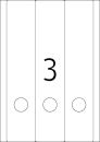 5135 Ordneretiketten A4 weiß 61x297 mm Papier matt blickdicht 75 St., 1 St.