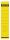 1640 Rückenschilder - Papier, lang/breit, 10 Stück, gelb, 1 St.
