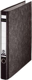 1040 Ringordner, A4, Hartpappe, 2 Ringe, 35 mm, schwarz, 1 St.