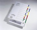 Register - PP, blanko, farbig, A4, 5 Blatt, 1 St.