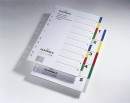 Register - PP, blanko, farbig, A4, 10 Blatt, 1 St.
