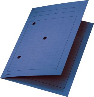 3998 Umlaufmappe, A4, Gitterdruck, Manilakarton 320 g/qm, blau, 1 St.