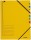 3907 Ordnungsmappe - 7 Fächer, A4, Pendarec-Karton (RC), 430 g/qm, gelb, 1 St.