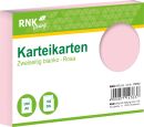 Karteikarten - DIN A6, blanko, rosa, 100 Karten, 1 St.