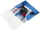 4599 Eckspannermappe WOW - A4, PP, blau metallic, 1 St.