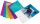 4599 Eckspannermappe WOW - A4, PP, blau metallic, 1 St.