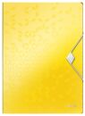 4599 Eckspannermappe WOW - A4, PP, gelb metallic, 1 St.