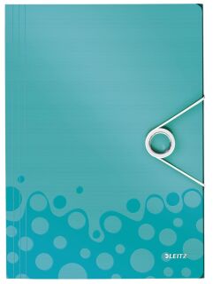 4599 Eckspannermappe WOW - A4, PP, eisblau, 1 St.