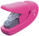 Heftgerät klammerlos - bis 5 Blatt, pink, 1 St.