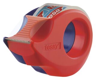 Handabroller Mini - 10 m : 19 mm, rot-blau, 1 St.
