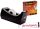 Tischabroller Sparset C38 - inkl.  1 Rolle Crystal Clear Klebefilm 600, schwarz, 1 St.