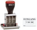 Datum-Plattenstempel - EINGANG + 4 mm Datum, 1 St.
