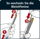 Vierfarbkugelschreiber 4 Colours - 3-Farb-Kugelschreiber + Bleistiftmine, 1 St.