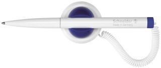 Kugelschreiber Klick-Fix-Pen - M, blau (dokumentenecht), weiß, 1 St.
