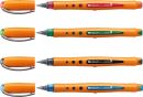 Tintenroller - worker+ - medium - 4er Pack - grün, rot, blau, schwarz, 1 St.