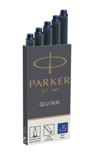 Tintenpatrone Quink - blau, 5 Patronen, 1 St.