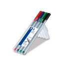 Feinschreiber triplus® - 0,3 mm, Aufstellbox, 4...