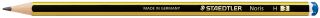 Noris® Bleistift 120 - H, gelb-schwarz, 1 St.