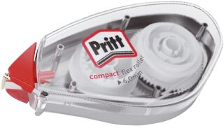 Korrekturroller Compact Flex - Einweg, 6 mm x 10 m, transparent, 1 St.