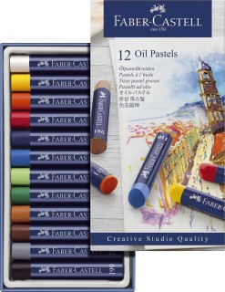 Creative Studio Ölpastellkreide, 12 Farben sortiert im Kartonetui, 1 St.