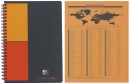 International Adressbook - PP-Deckel, schwarz, 2farbige Lineatur, A5+, 72 Blatt, 1 St.