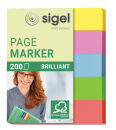 Page Marker Brillant - 50 x 12 mm, sortiert, 5x 20...