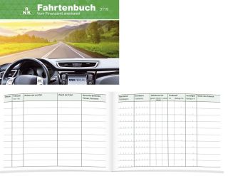 Fahrtenbuch für Pkw - 64 Seiten, A6 quer, 1 St.