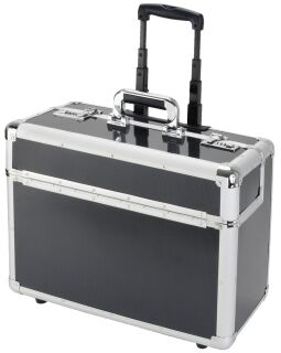 Pilotenkoffer CARBON - silber, 1 St.
