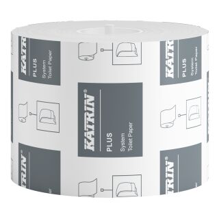 Toilettenpapier Plus System Toilet 800 - 2-lagig, weiß, 36 Rollen à 800 Blatt, 1 St.