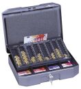 Geldzählkassette EUROBOXX® - 352 x 276 x 120 mm, silbergrau, 1 St.