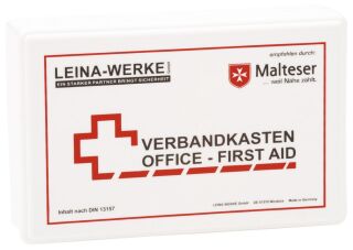 Betriebsverbandkasten Office-First Aid - inkl. Wandhalterung - Kunststoff, 1 St.