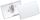 Namensschild CLICK FOLD mit Kombiklemme - 54 x 90 mm, transparent, 1 St.