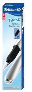 Füller Twist® - Feder M, Silver, 1 St.