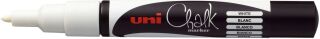 Kreidemarker Uni Chalk - 0,9 - 1,3 mm, weiß, 1 St.