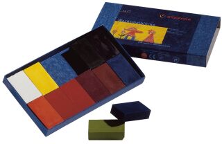 Wachsmalblöcke - 12 Farben, 1 St.