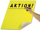 Plakatkarton - 48 x 68 cm, leuchtzitronengelb, 10 St.