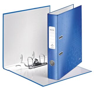 1006 Qualitäts-Ordner WOW - A4, schmal, Schlitz, blau metallic, 1 St.