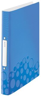 4257 Ringbuch WOW - A4, PP, 2 Ringe, 25 mm, blau metallic, 1 St.